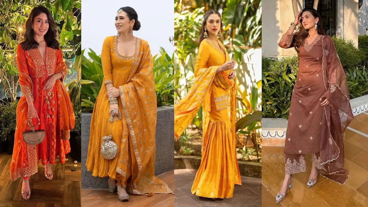 पार्टी वियर में शामिल करें डिजाइन कुर्ती पैंट सेट विद दुपट्टा