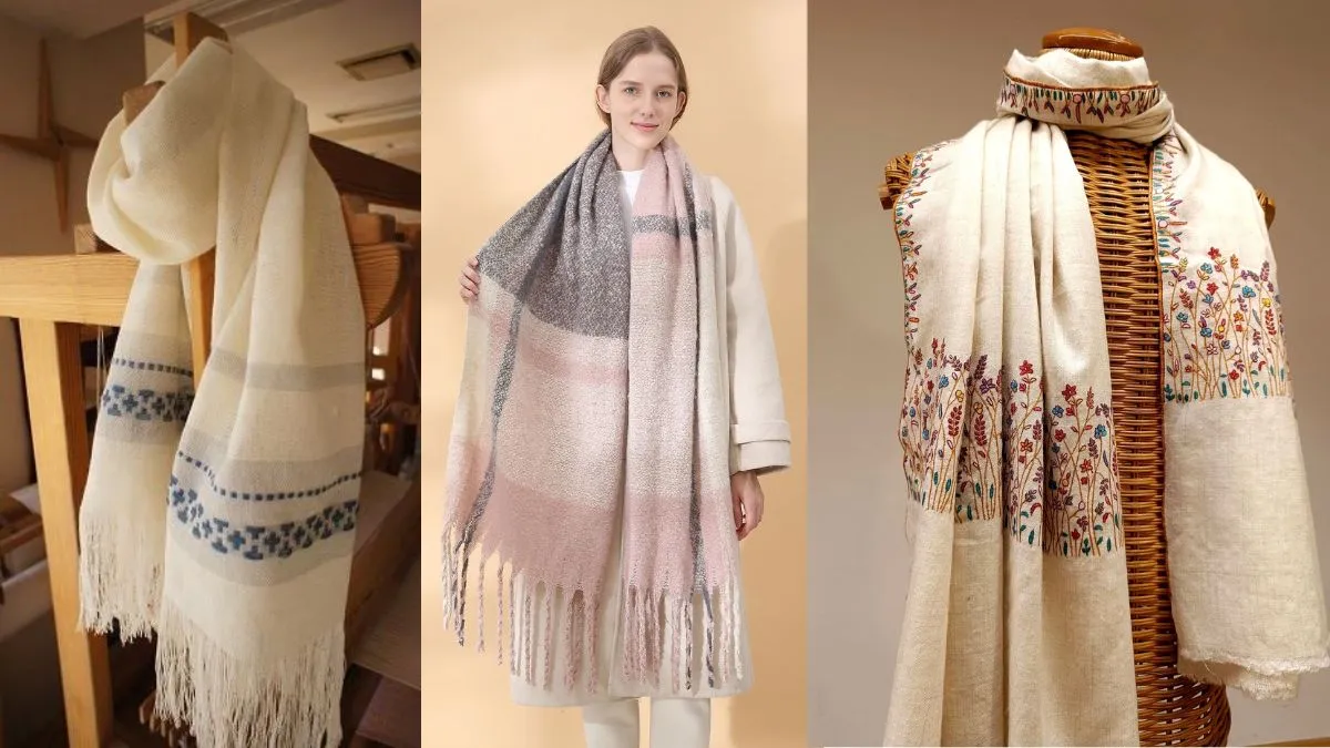 महिलाओं के लिए ट्रेंडी वुलेन स्टोल