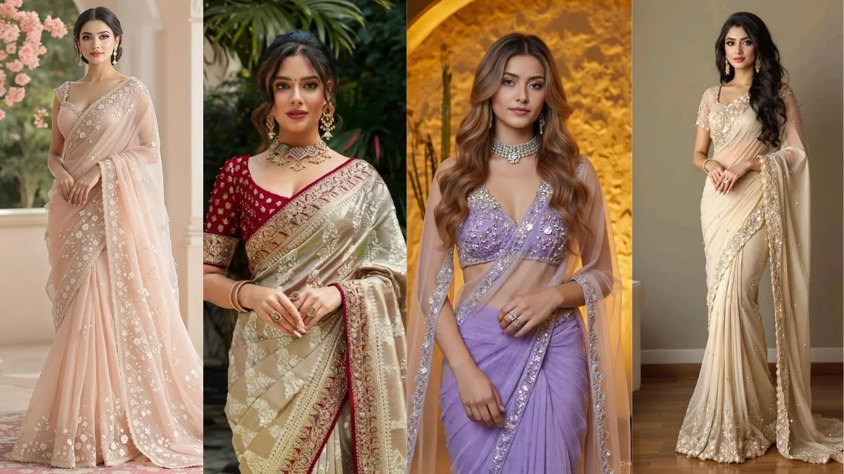 शादी समारोह के लिए ट्रेंडिंग साड़ी