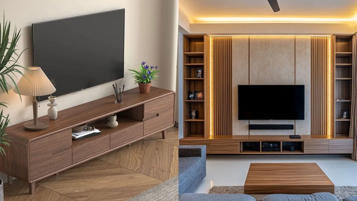मॉडर्न टीवी कैबिनेट डिजाइन के विकल्प 