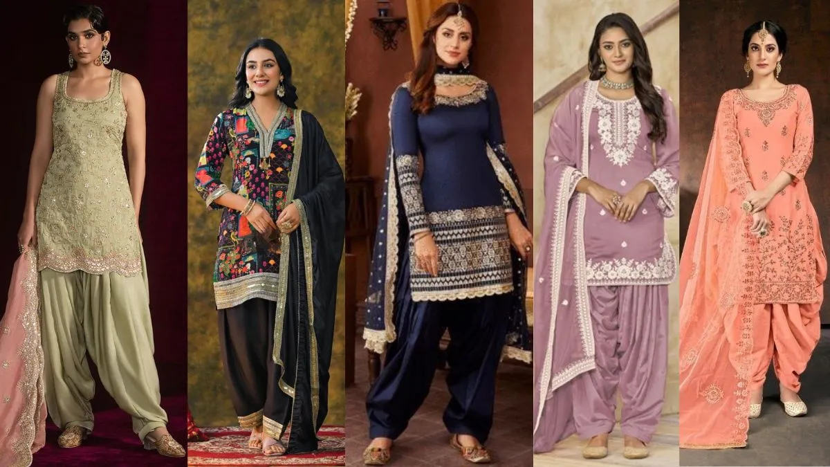 डिजाइनर Patiala Suit Set