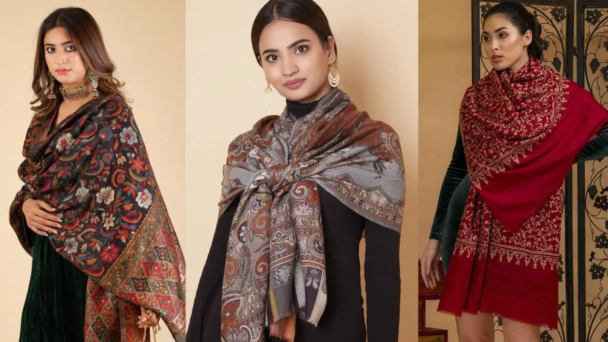 महिलाओं के लिए स्टाइलिश विंटर शॉल