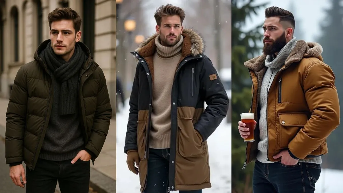 पुरूषों के लिए हैवी विंटर जैकेट