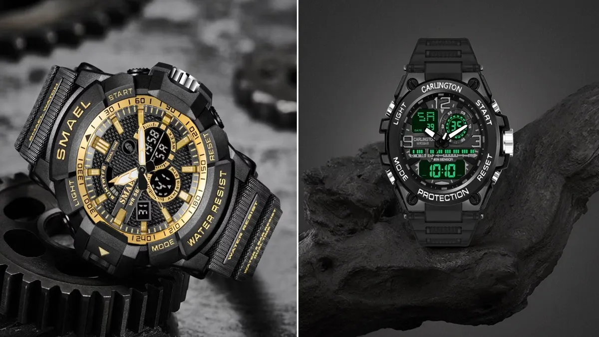 पुरुषों के लिए खास एनलॉग डिजीटल डिस्पले वॉच