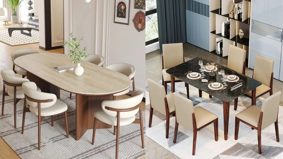 आधुनिक डाइनिंग टेबल डिजाइन