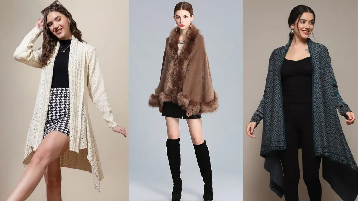 महिलाओं के लिए ट्रेंडी ऊनी श्रग