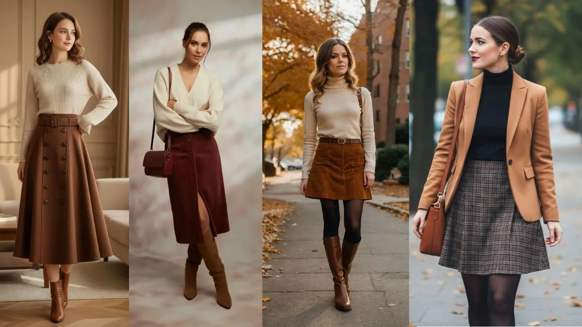 महिलाओं के लिए विंटर स्कर्ट्स