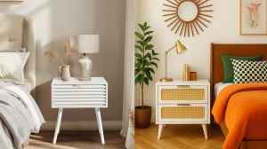 बेडरूम के लिए स्टाइलिश बेड साइड टेबल