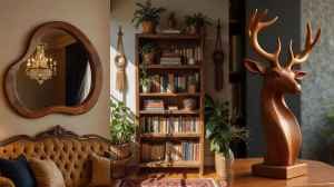 लकड़ी से बने शानदार घर को सजाने के सामान