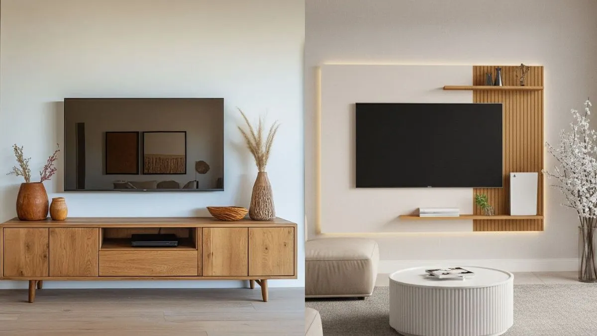 मॉडर्न छोटी टीवी यूनिट