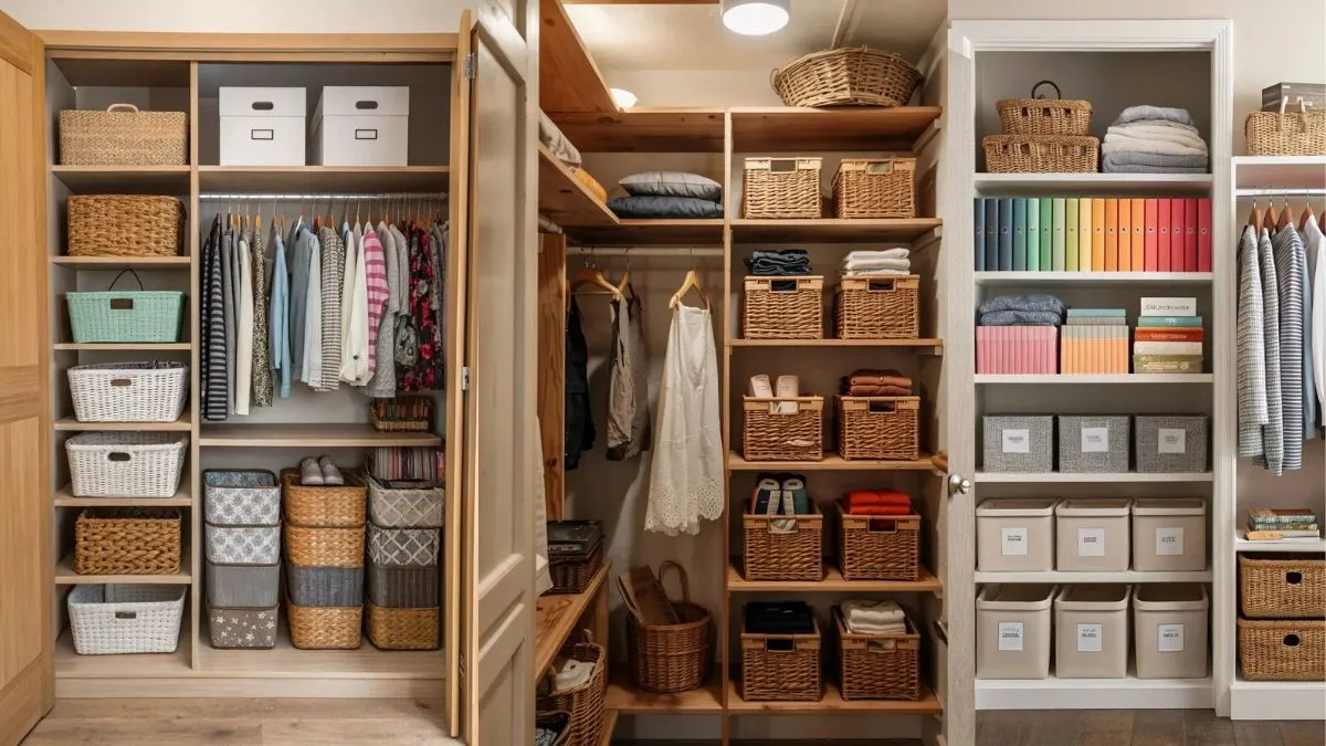 कपबोर्ड ऑर्गनाइजर के विकल्प