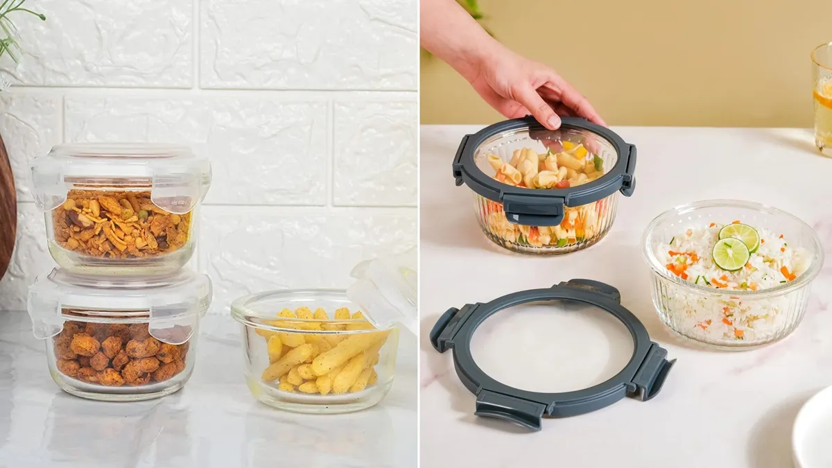 किचन के लिए माइक्रोवेव सेफ कंटेनर सेट