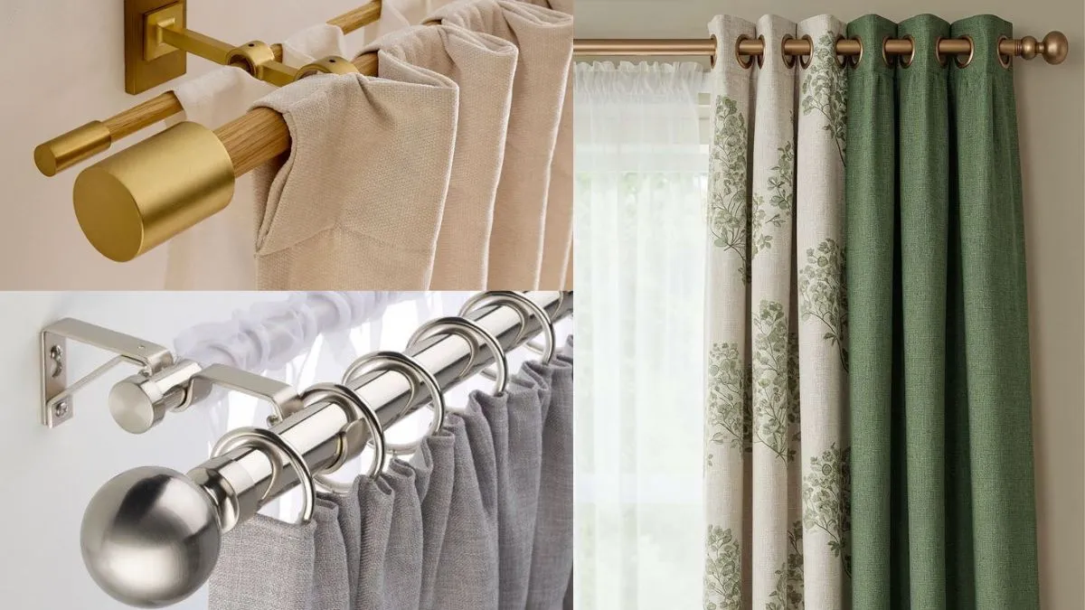 कर्टेन रॉड होल्डर