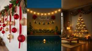 क्रिसमस स्टाइलिश वॉल डेकोर