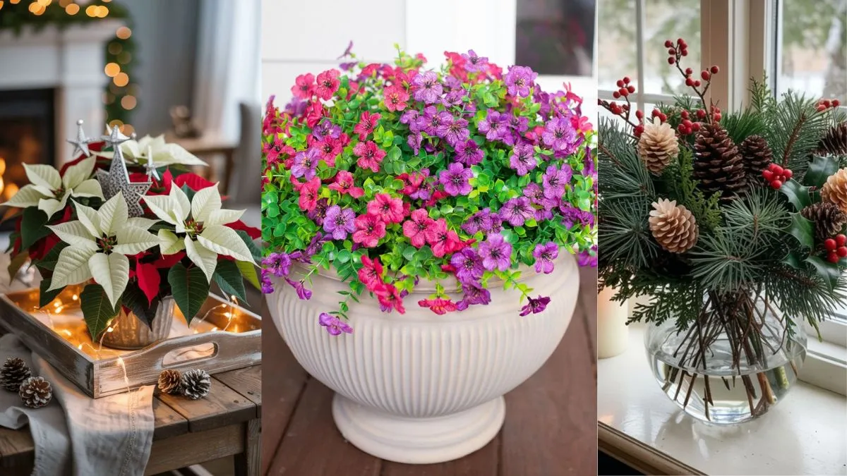 सजावट के लिए आर्टिफिशियल शीतकालीन फूल