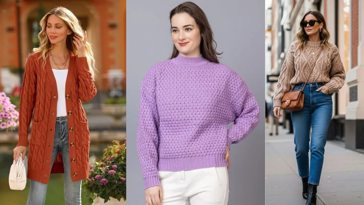 महिलाओं के लिए स्टाइलिश स्वेटर
