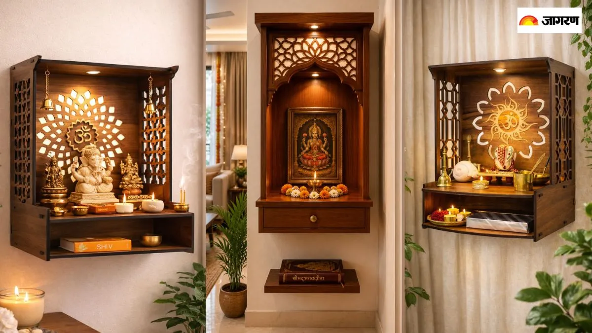 किराये के मकान के लिए लकड़ी का मंदिर 