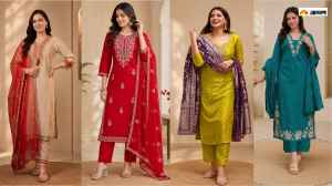 Raksha Bandhan 2026: 7 स्टाइलिश Indo Era सिल्क ब्लेंड कुर्ता सेट