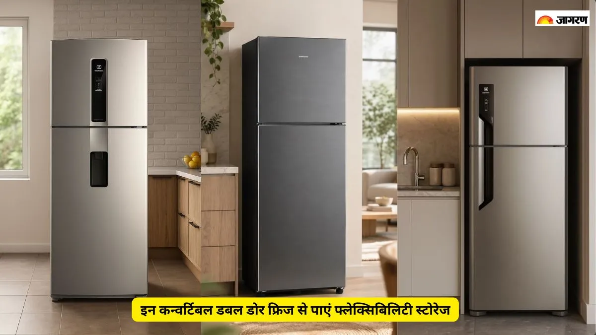 फ्लेक्सिबल स्टोरेज ज़रूरतों के लिए बेहतरीन कन्वर्टिबल डबल डोर फ़्रिज