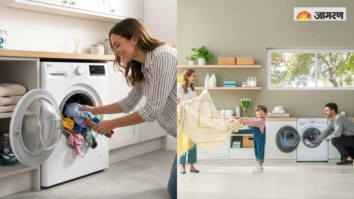 बड़े परिवार के लिए 12 कलोग्राम फ्रंट लोड वॉशिंग मशीन