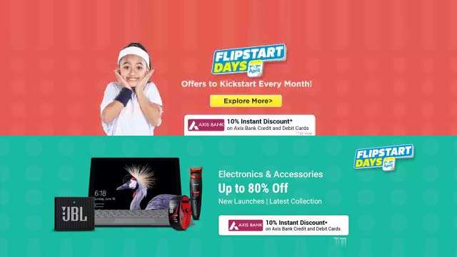 Flipstart Days सेल में लैपटॉप, स्पीकर्स और स्मार्टवॉचेज पर मिल रहा 80
