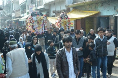 Image result for चुप ताजिये का जुलूस lucknow