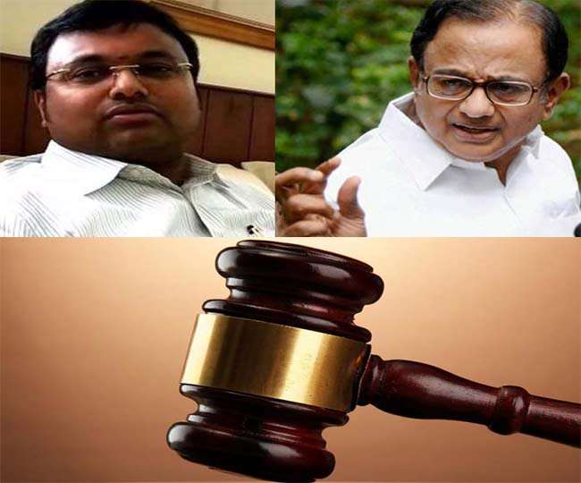 पी चिदंबरम व बेटे कार्ति को 30 मई तक अंतरिम राहत