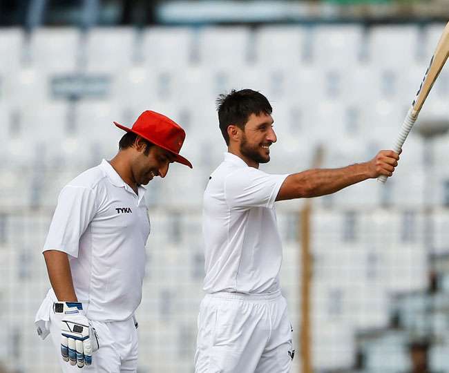 Afghanistan team all out on 342 runs against Bangladesh in only Test Match