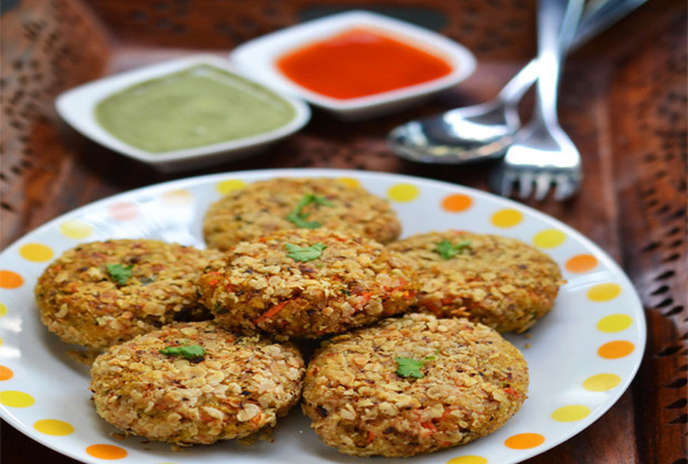 Image result for Oats Moong Dal Tikki