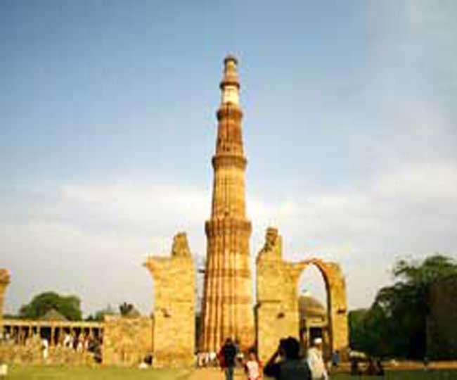 Line Drawing Of Qutub Minar : Ncr asi plans metro will be in line with the historical