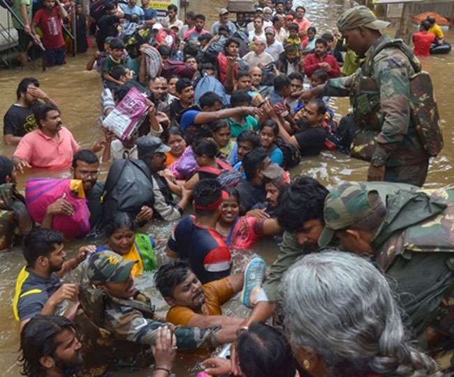 Weather Update: देश के कई राज्यों में बाढ़ का कहर, सेना और एनडीआरएफ का राहत-बचाव कार्य जारी