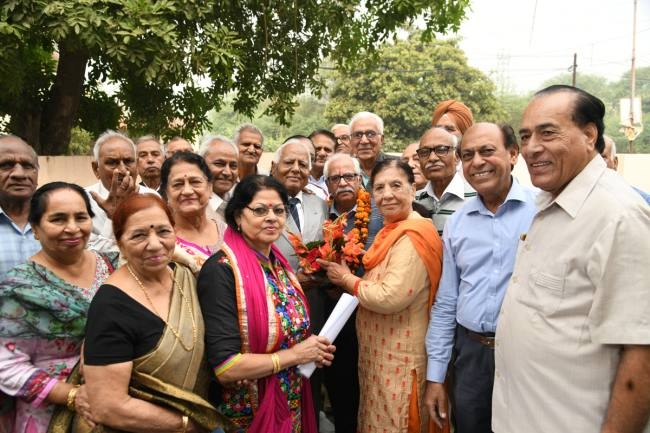 dr ac nagpal became the third time president of senior citizen