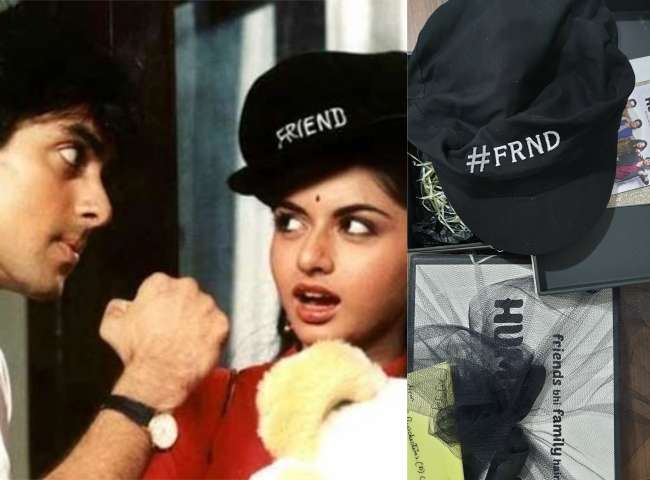 Rajshri Productions Film Hum Chaar Invite Is Very Unique Having The Hat Used In Maine Pyar Kiya hat used in maine pyar kiya