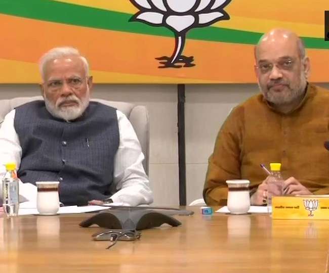 Lok Sabha Election 2019: BJP à¤à¥à¤¨à¤¾à¤µ समिति à¤à¥ मà¥à¤°à¤¾à¤¥à¤¨ बà¥à¤ à¤, पहलॠलिसà¥à¤ à¤à¥ लिठमà¤à¤¥à¤¨