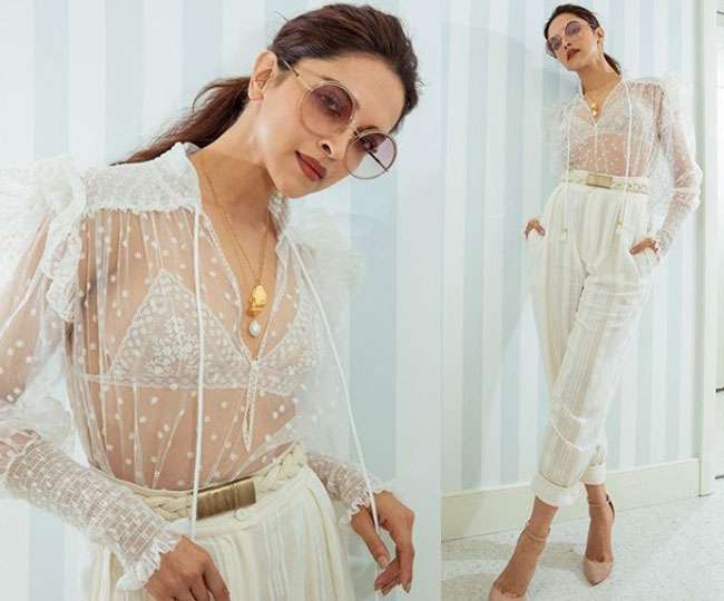Cannes 2019 Deepika Padukone looking gorgeous in Transparent dress Photos Viral On Social Media