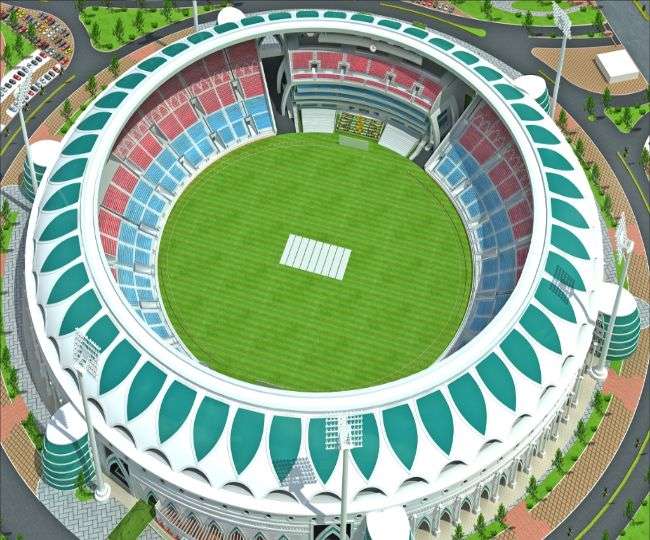 match between India and West Indies at choti diwali in ekana stadium