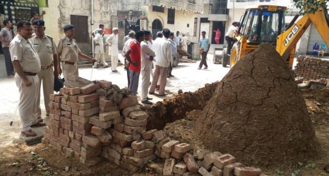 haryana news, kuruksetra, panipat, incrothment, administration removed illegal possession of panchayat land, Haryana, Kurukshetra