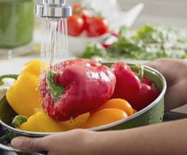 Always use wash fruits and vegetables