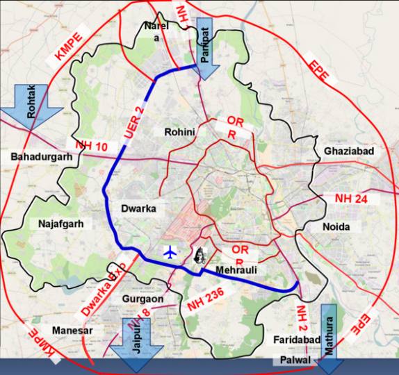 jaipur ring road map Third Ring Road jaipur ring road map