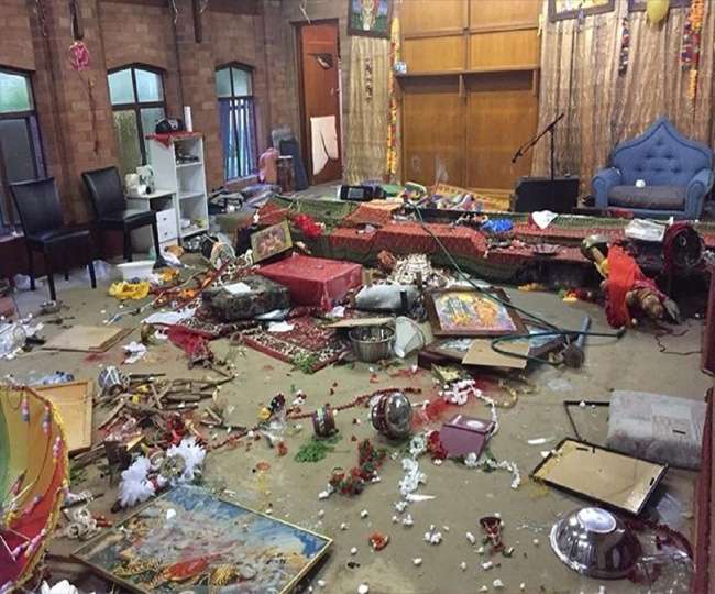 आस्‍ट्रेलिया में हिंदू पूजा स्‍थल पर हमला: मंदिर में 30 से अधिक मूर्तियों को तोड़ा