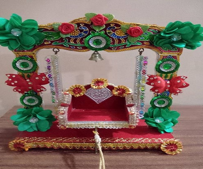 Krishna Janmashtami 2019 Best Creative Jhula Decoration Ideas And