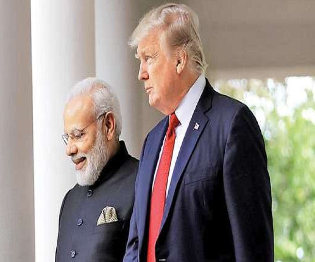 Image result for President Trump likely to hear from PM <a class='inner-topic-link' href='/search/topic?searchType=search&searchTerm=MODI' target='_blank' title='click here to read more about MODI'>modi</a> about plans for human rights in Kashmir