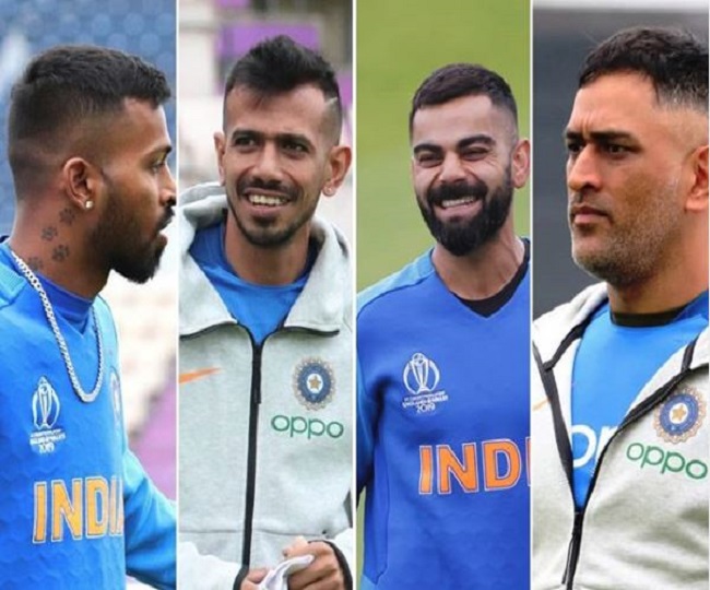 Wc 2019 Kohli Dhoni Pandya Chahal Celebrates Pak Victory With
