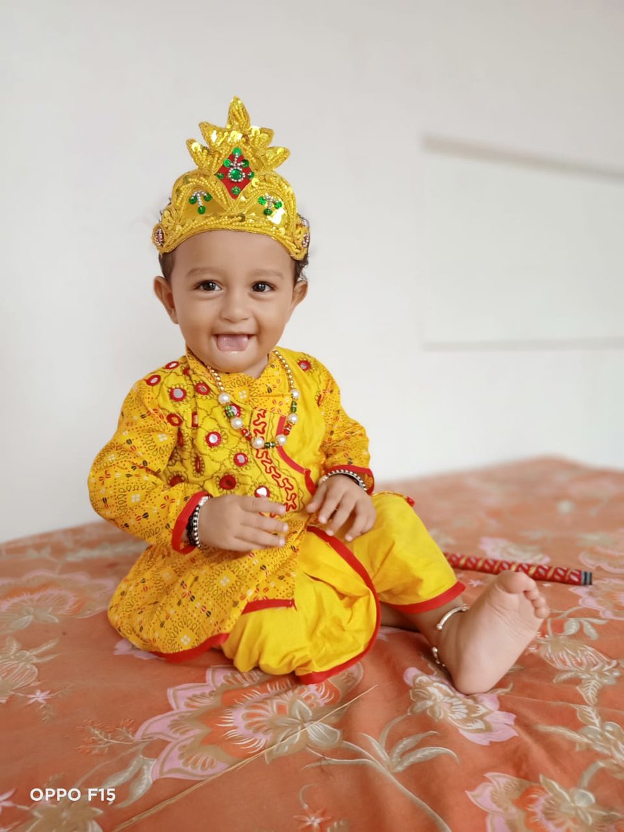 Happy Janmashtami 2020: Kids dress-up as Radha-Krishna | In pics
