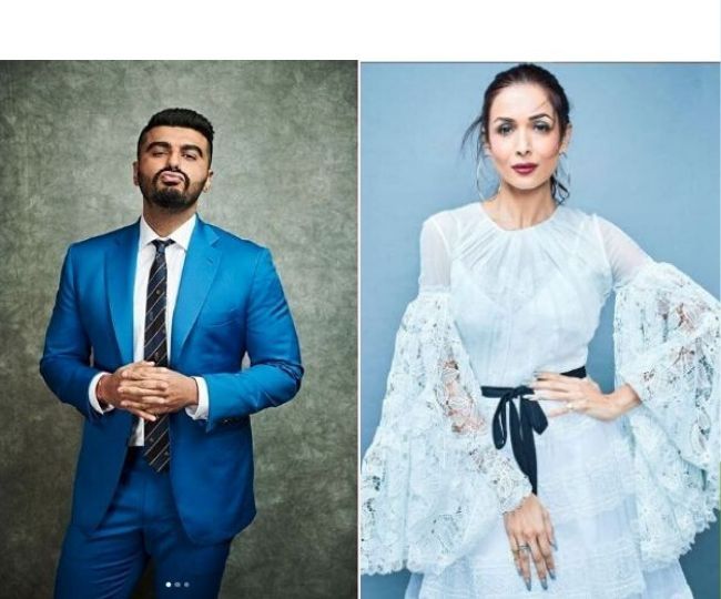 Malaika Arora wishes boyfriend Arjun Kapoor new year with a kiss | In Pics