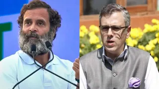 उमर अब्दुल्ला और राहुल गांधी की फाइल फोटो