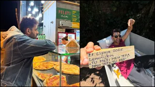 तू मेरी मैं तेरा मूवी से कार्तिक आर्यन की बीटीएस फोटोज। फोटो क्रेडिट- इंस्टाग्राम