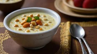 आसान रेसिपी से बनाएं लौकी की खीर। (Image Credit- Freepik)