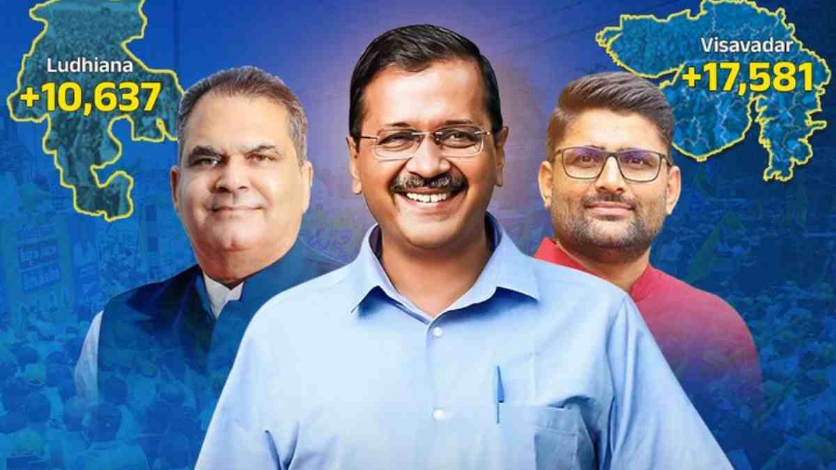 aam aadmi party overjoyed with victory in assembly by elections in gujarat and punjab kejriwal statement came out