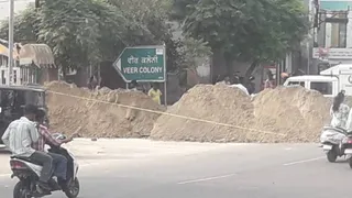 बठिंडा में पाइलपाइन टूटने लीक हुई गैस (जागरण फोटो)